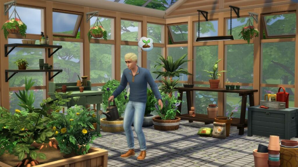 Los Sims 4 Invernadero