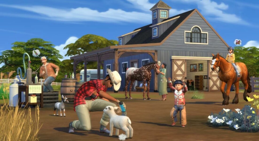 Los Sims 4 Rancho de Caballos